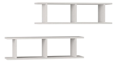 Настенная полка Kalune Design Ray 855DTE1644, белый, 22 см x 100 см x 27.5 см