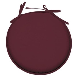 Krēslu spilveni Lovely Nelson Round, bordo, 400 mm x 400 mm