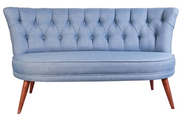 Dīvāns Hanah Home Richland Loveseat, gaiši zila, 140 x 71 cm x 80 cm