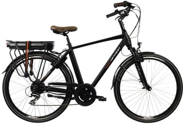Elektriskais velosipēds Devron 28221, vīriešiem, melna, 250 W, 28" (prece ar defektu/trūkumu)