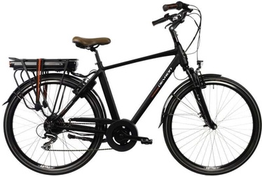 Elektriratas Devron 28221, meeste, must, 250 W, 28" (defekti/puudusega kaup)