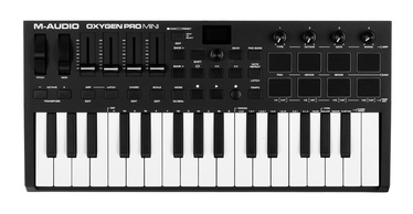 MIDI контроллер M-Audio Oxygen Pro Mini, черный