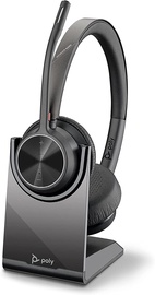 Bezvadu austiņas Plantronics Voyager 4320 UC, melna