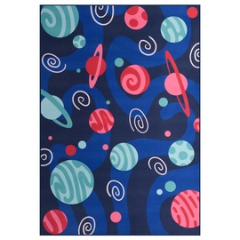 Ковер VLX Printed Rug Multicolour 325389, синий, 160 см x 120 см