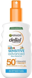 Apsaugininis purškiklis nuo saulės Garnier Delial Kids Sensitive Advanced SPF50+, 150 ml