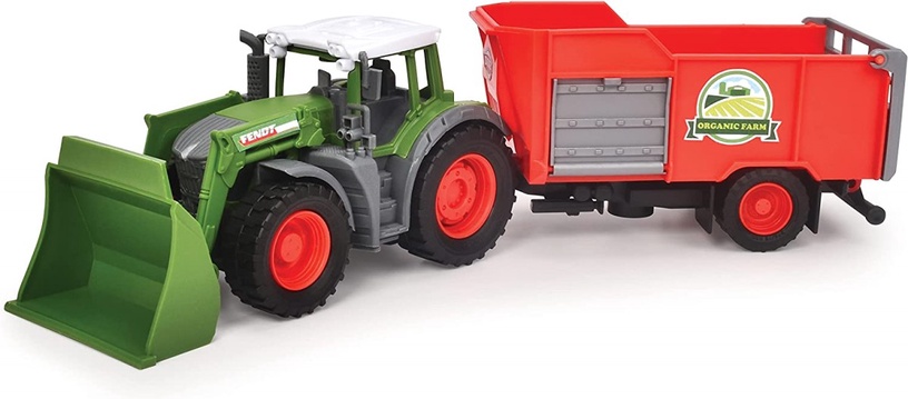 Transporta rotaļlietu komplekts Dickie Toys Fendt Farm Station 203735003, daudzkrāsaina
