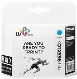 Tintes printera kasetne TB Print TBH-963XLCR, ciāna (cyan), 25.5 ml
