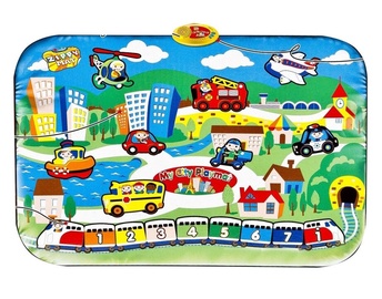 Rotaļu paklājs Gerardos Toys Happy City Playmat SLW9828, 71 cm x 95 cm