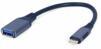 Adapteris Gembird USB Type-C Male - USB Type-A Female USB-C male, USB female, 0.15 m, pelēka