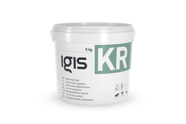 Универсальная шпаклевка Igis KR, готов к использованию, белый, 5 кг