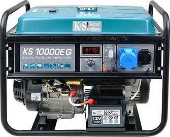 Generaator neljataktiline bensiinimootor Könner & Söhnen KS10000EG, 7500 W