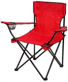 Tūrisma krēsls Comfort Folding, sarkana