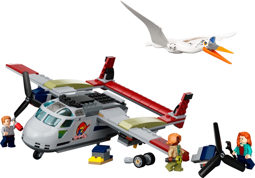 Konstruktors LEGO Jurassic World Kecalkoatls: uzbrukums no lidmašīnas 76947
