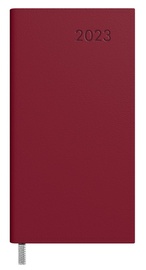 Рабочий календарь Timer Midi Memory, бордо, 16.7 см x 9 см