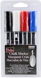 Фломастер Marvy Uchida Bistro Chalk Marker #480-4C, односторонние, 4 шт.