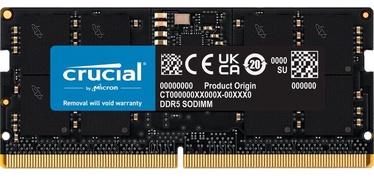 Operatyvioji atmintis (RAM) Crucial SBCRC501648VR10, DDR5 (SO-DIMM), 16 GB, 4800 MHz