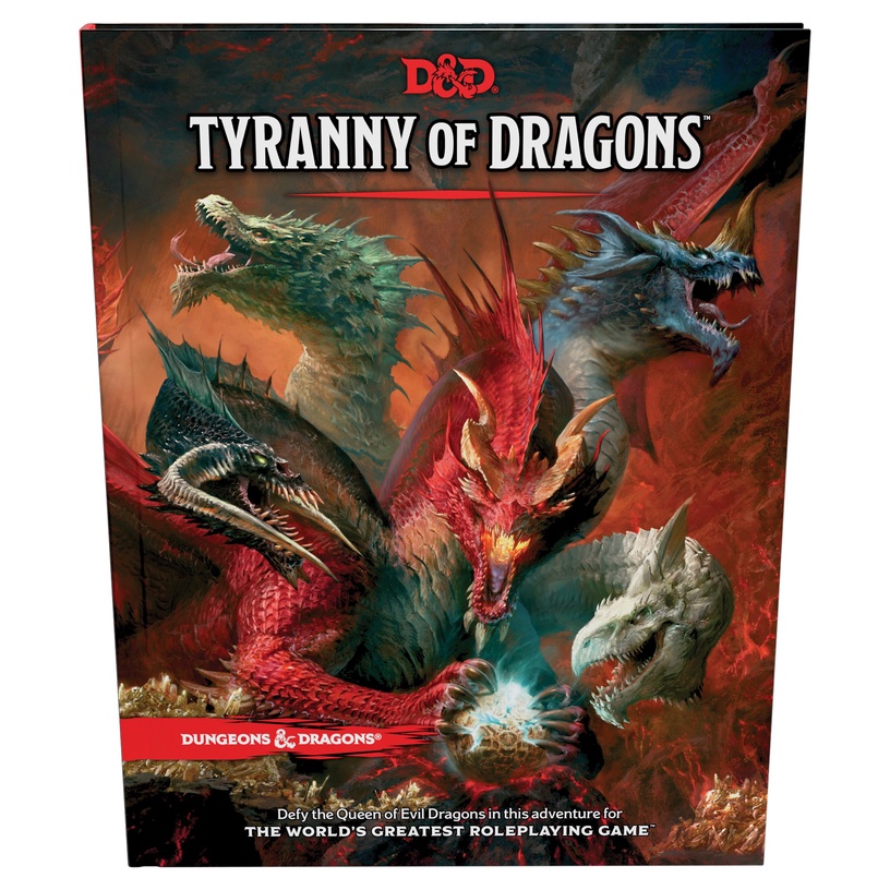 Lauamängu tarvik Dungeons & Dragons Wizards of the Coast Dungeons & Dragons Tyranny Of Dragons, EN