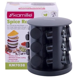Garšvielu trauki Kamille Spice Rack 7038, 0.1 l, 12 gab.