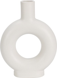 Žvakidė NB1700910, keramika, 18.5 cm, balta