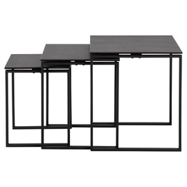 Журнальный столик Katrine 88531, черный, 50 см x 50 см x 55 см