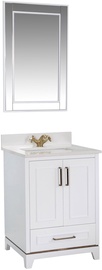 Комплект мебели для ванной Kalune Design Ontario 24, белый, 54 x 60 см x 86 см