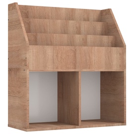 Полка VLX Children Magazine Rack 339525, дубовый, 300x710x785 мм