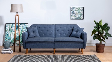Диван Hanah Home Terra Set, темно-синий, 80 x 205 см x 85 см