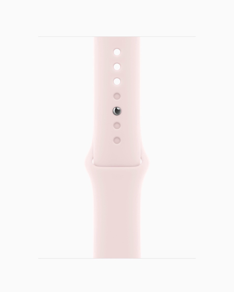 Умные часы Apple Watch Series 9 GPS + Cellular 45mm Pink Aluminium Light Pink Sport Band S/M, розовый