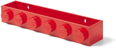 Hoiukast, esemete hoidmiseks Room Copenhagen Lego, punane, 11.5 x 47.8 x 7.8 cm