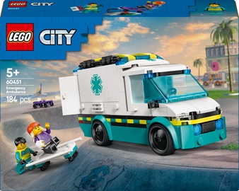 Konstruktor LEGO® City Kiirabi 60451, 184 tk