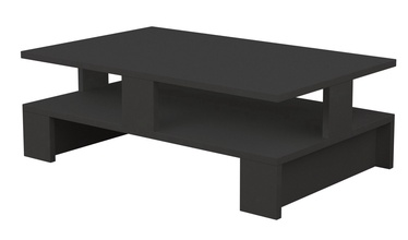 Kafijas galdiņš Kalune Design Mansu, antracīta, 800 mm x 500 mm x 275 mm