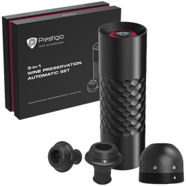 Штопор Prestigio Vacuum Wine Stopper PWA103APSRB, 140 мм, 46 мм