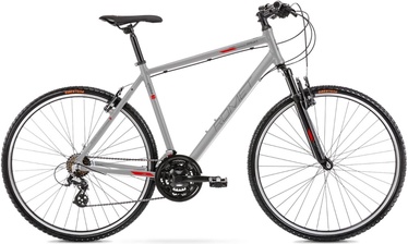 Велосипед гибридный Romet Orkan M, 28 ″, 19" рама, красный/графитовый