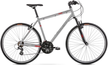 Велосипед гибридный Romet Orkan M, 28 ″, 19" рама, красный/графитовый