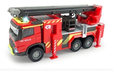 Rotaļu ugunsdzēsēju mašīna Majorette Volvo, melna/sarkana