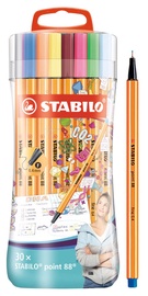 Lodīšu pildspalva Stabilo, daudzkrāsains, 30 gab.