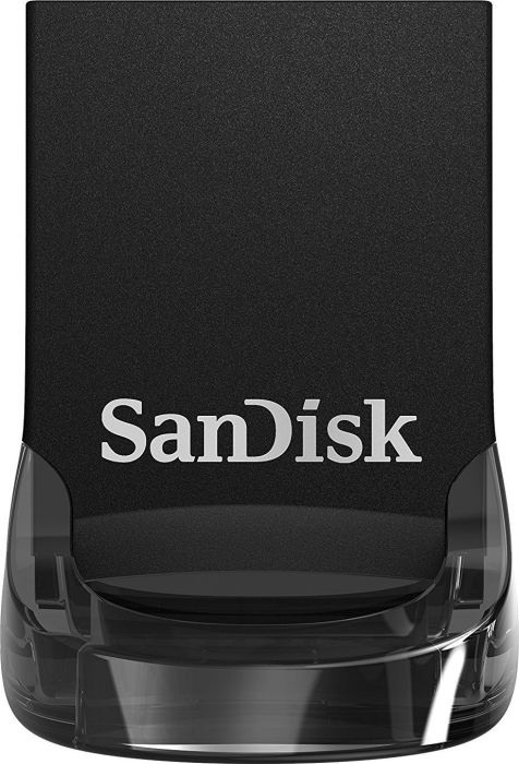 USB zibatmiņa SanDisk Ultra Fit USB 3.1, melna, 256 GB