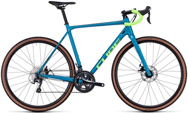 Велосипед шоссе Cube Cross Race, 28 ″, 21" (53 cm) рама, синий/зеленый