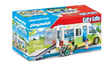 Konstruktorius Playmobil School Bus 71329, plastikas