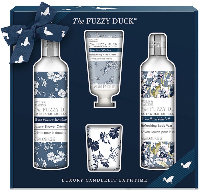 Подарочные комплекты для женщин Baylis & Harding The Fuzzy Duck Cotswold Floral Candle Set, женские