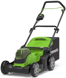 Аккумуляторная газонокосилка Greenworks G24X2LM41, 41 см