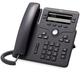 VoIP telefons Cisco 6851, melna