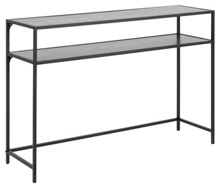 Konsolinis staliukas Seaford, juodas, 120 cm x 35 cm x 79 cm