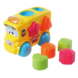 Lavinimo žaislas PlayGo Shape Sorter Fun Bus 2107, įvairių spalvų