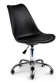 Kėdė ModernHome PC-009, 49 x 42 x 82 - 94 cm, juoda