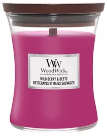 Svece, aromātiskā WoodWick Wild Berry & Beets, 65 h, 275 g, 120 mm x 100 mm