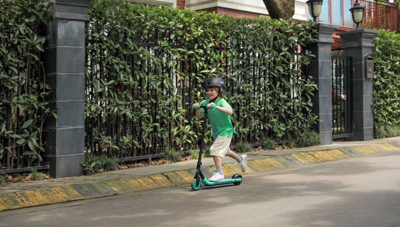 Elektriskais skūteris Ninebot by Segway eKickScooter ZING A6 for kids, zaļa