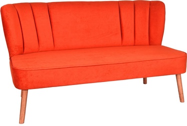 Diivan Hanah Home Moon River 2-Seat, punane/oranž, 140 x 71 cm x 78 cm