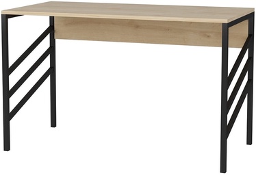 Rašomasis stalas Kalune Design Josephine 322RTC1434, juodas/ąžuolo