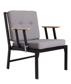 Садовый стул Floriane Garden, серый, 74 см x 62 см x 84 см